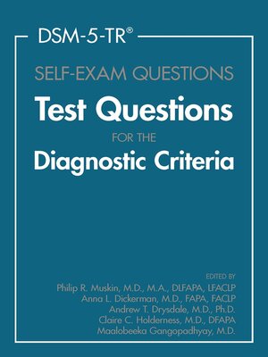 cover image of DSM-5-TR&#174; Self-Exam Questions